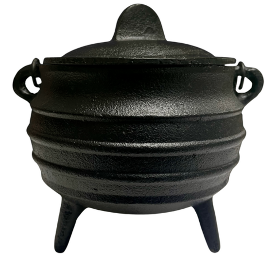 Cauldron with Lid Cast Iron Extra Large