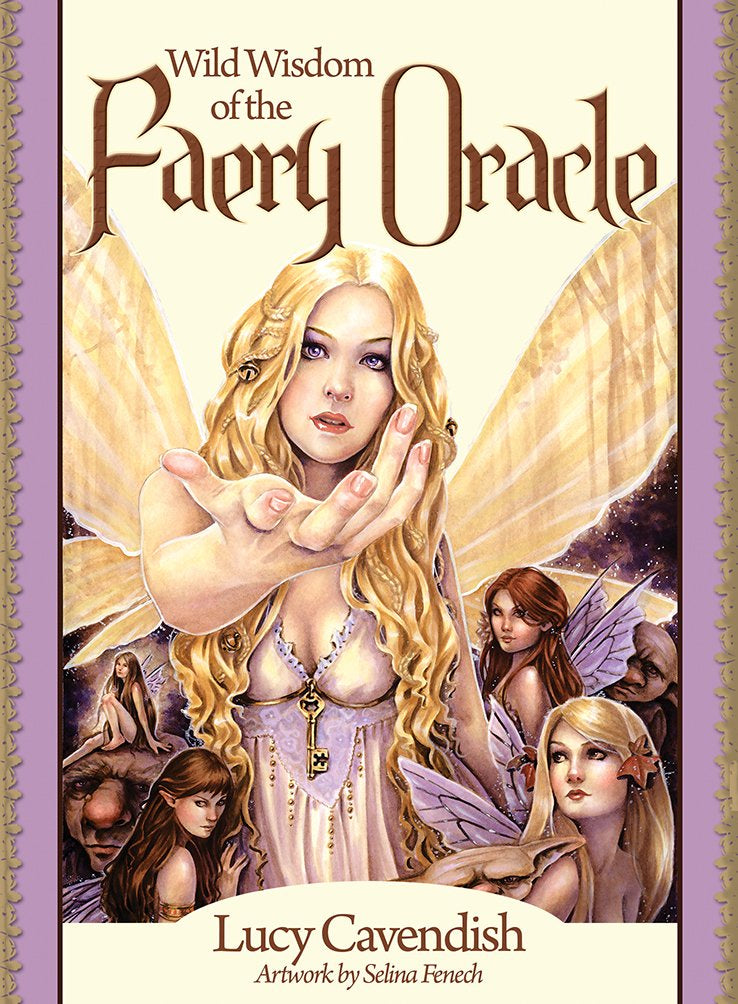 Wild Wisdom of The Faery Oracle Cards New Edition (Lucy Cavendish)