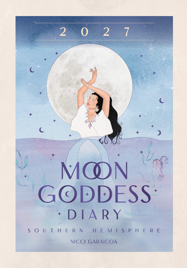 2027 Moon Goddess Southern Hemisphere Diary (Nicci Garaicoa)