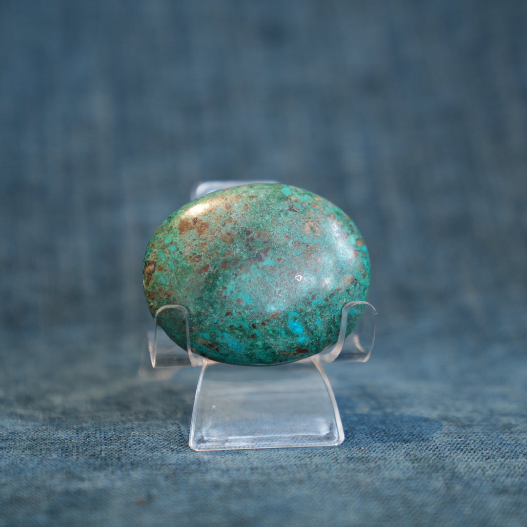 Chrysocolla Palm Stone