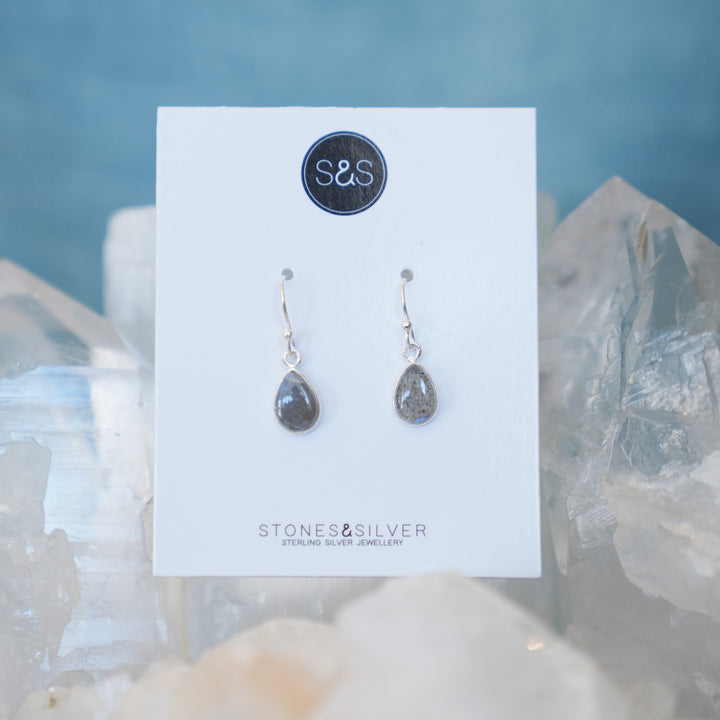 Crystal Teardrop Dangle Earrings