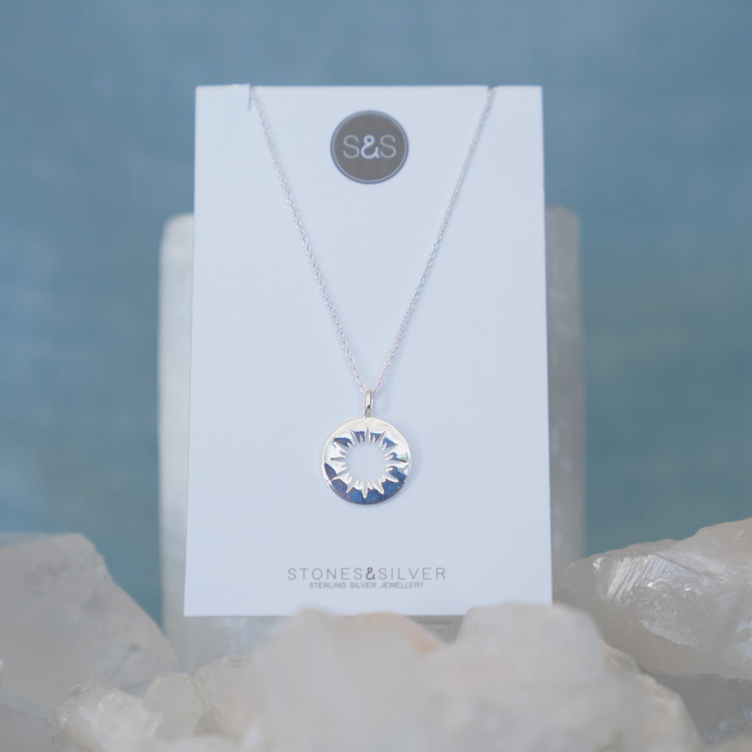 Silver Sun Pendant