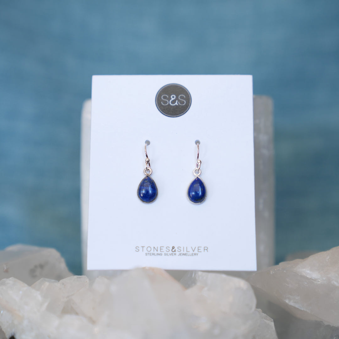 Crystal Teardrop Dangle Earrings