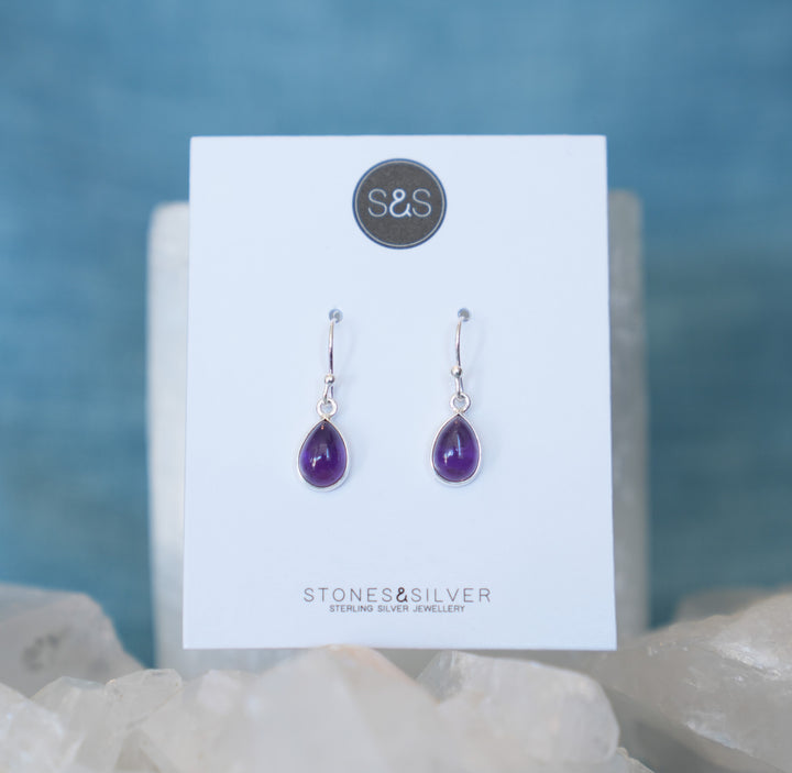 Crystal Teardrop Dangle Earrings