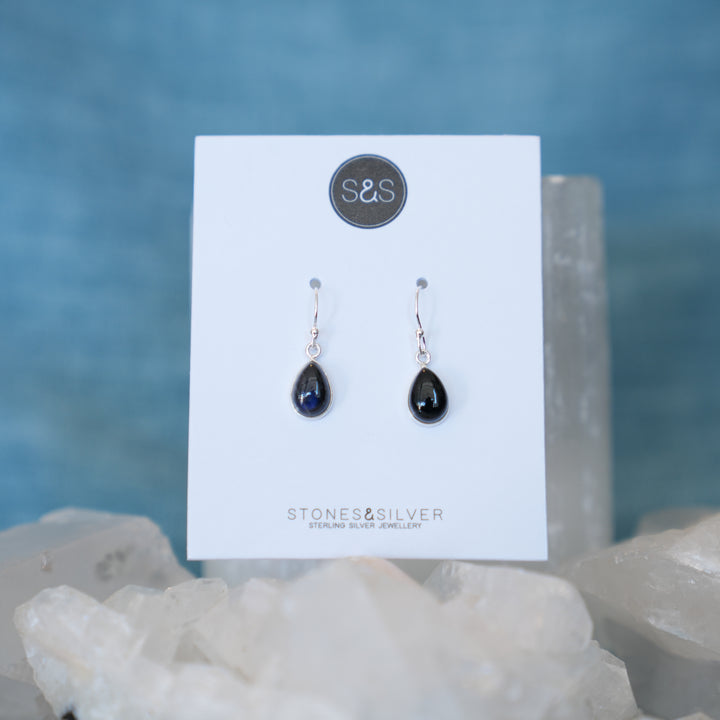 Crystal Teardrop Dangle Earrings