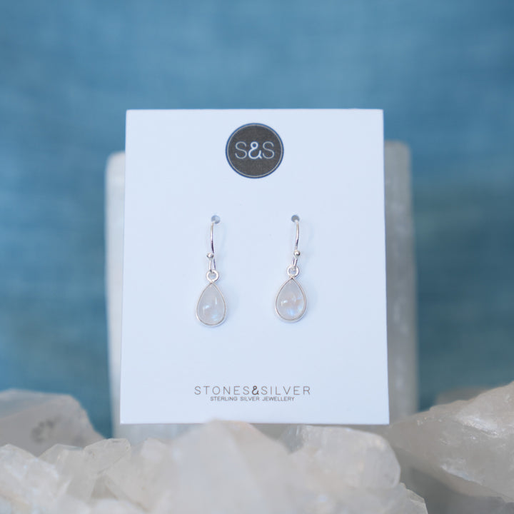 Crystal Teardrop Dangle Earrings