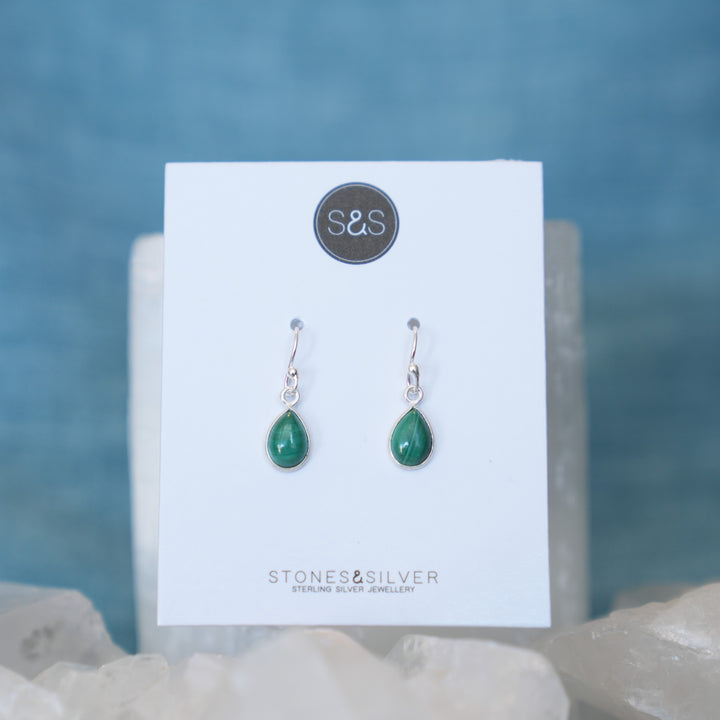 Crystal Teardrop Dangle Earrings