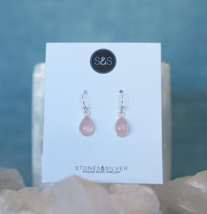 Crystal Teardrop Dangle Earrings