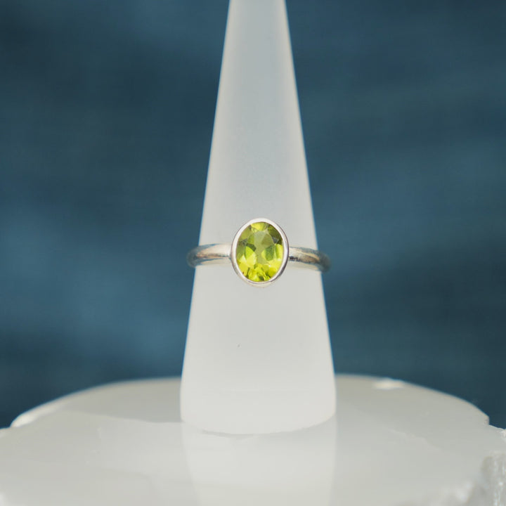 Peridot Sterling Silver Ring