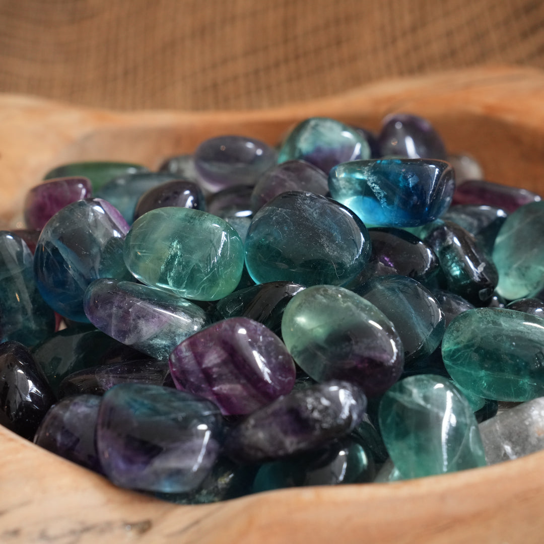 Tumbled -  Fluorite A Grade