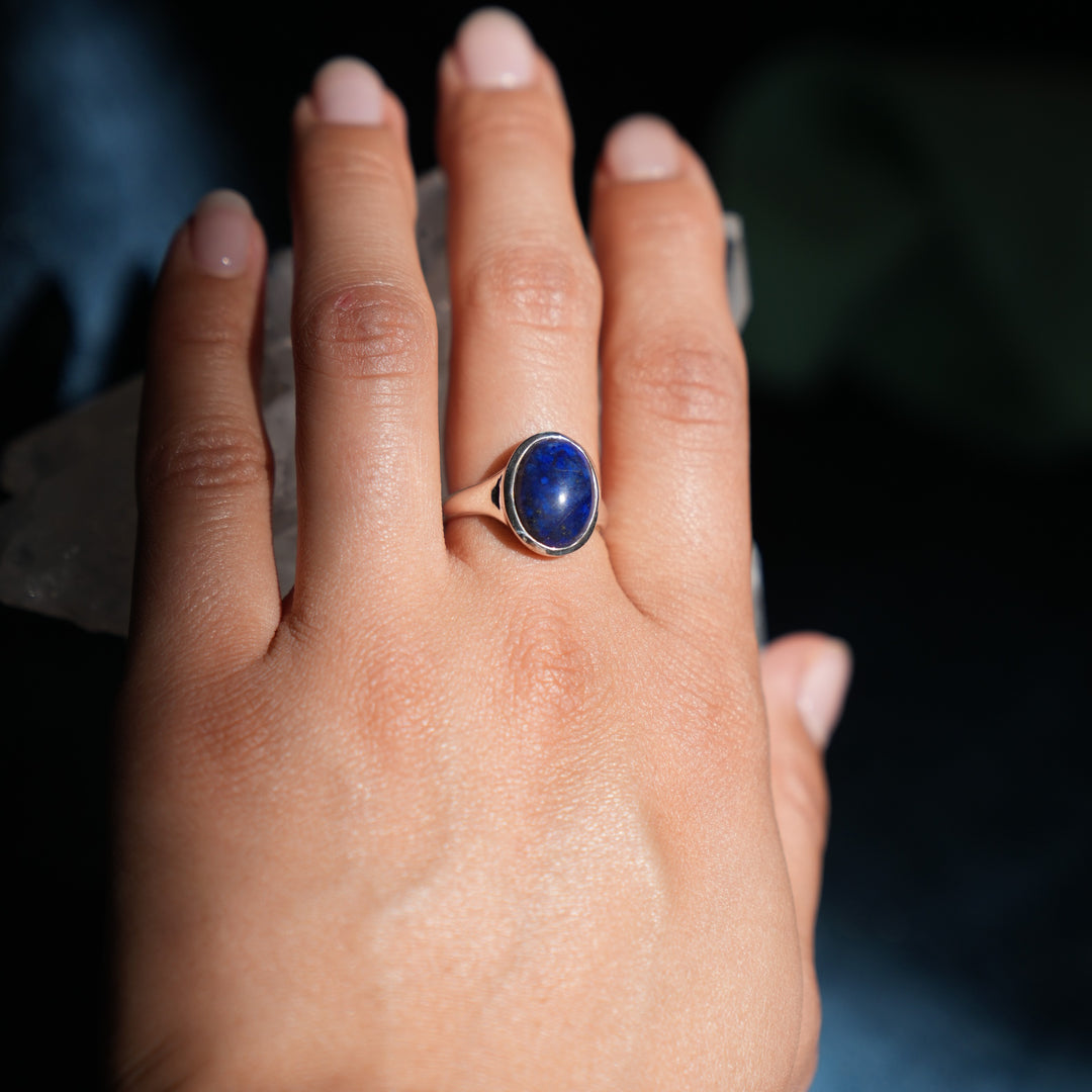 Lapis Lazuli Sterling Silver Ring