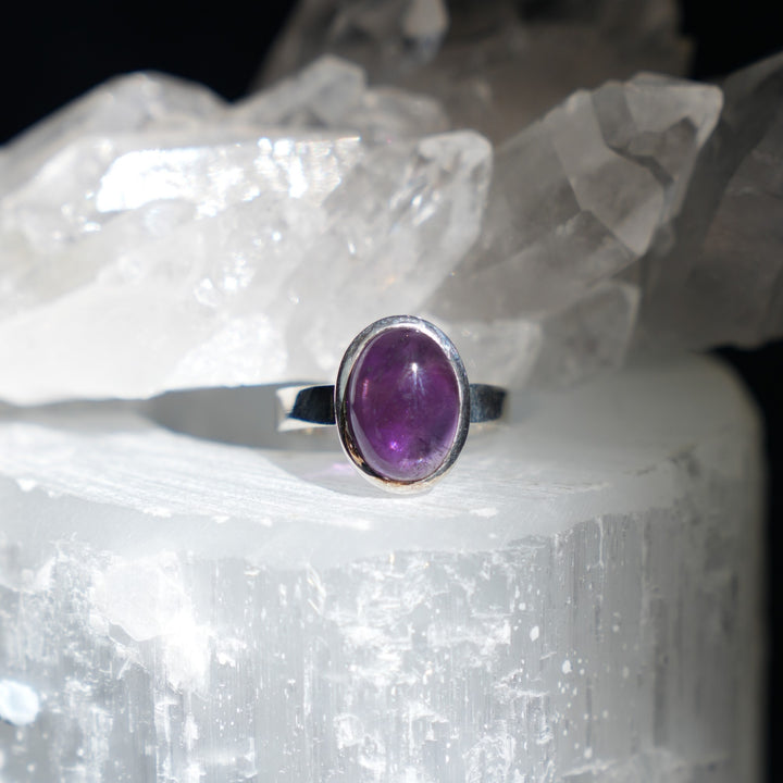 Amethyst Sterling Silver Ring (Medium)