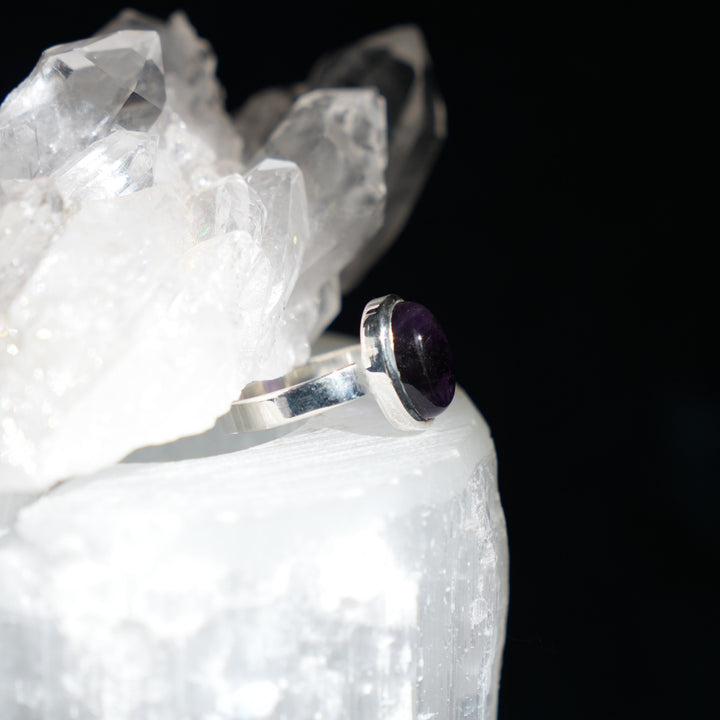 Amethyst Sterling Silver Ring (Medium)