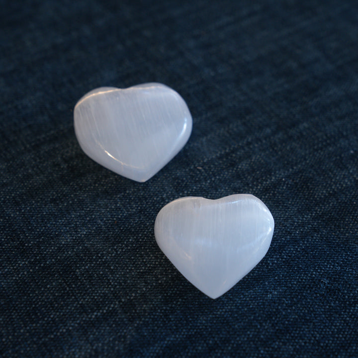 Selenite Heart 6-7cm