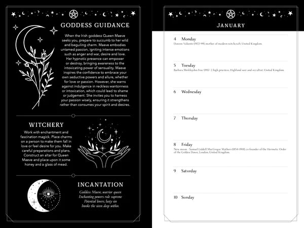 2027 Witch's Southern Hemisphere Diary (Flavia Kate Peters & Barbara Meiklejohn-Free)