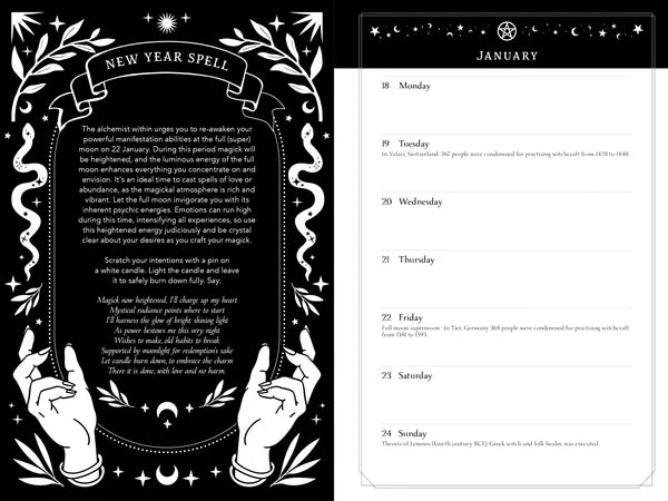 2027 Witch's Southern Hemisphere Diary (Flavia Kate Peters & Barbara Meiklejohn-Free)
