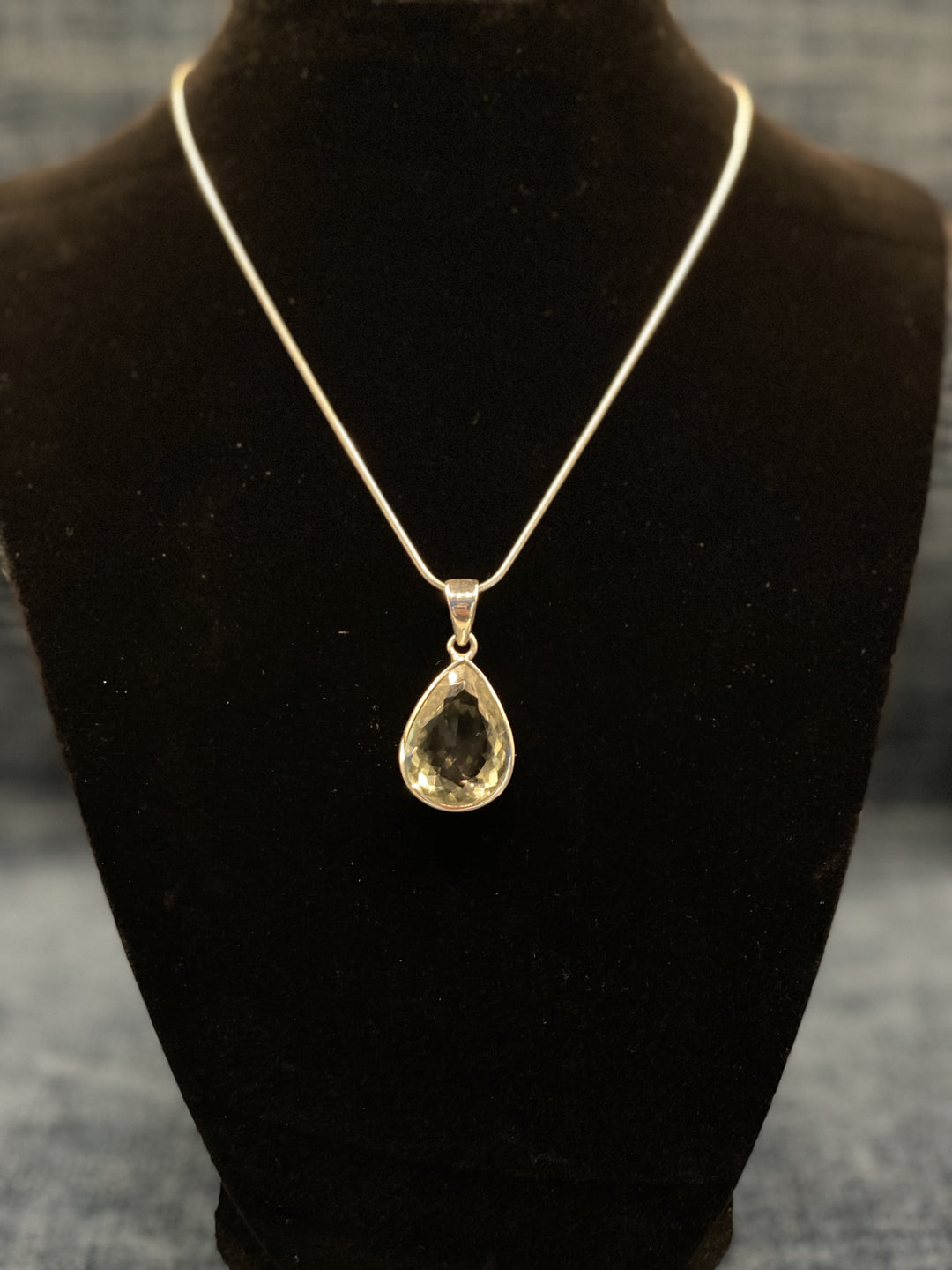 Green Amethyst Pendant