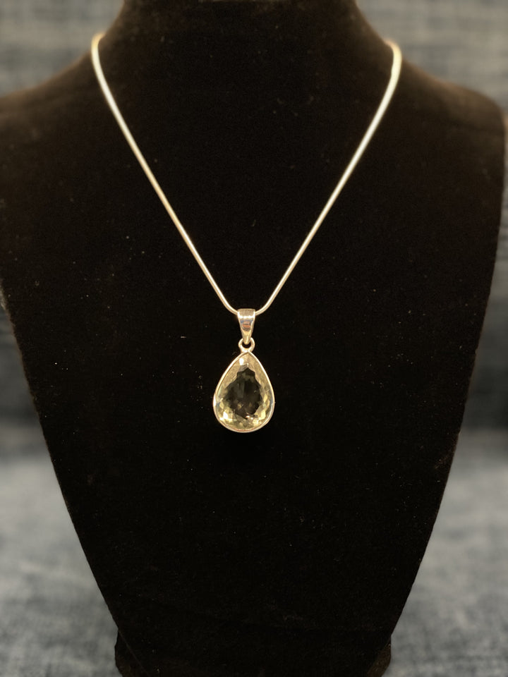 Green Amethyst Pendant