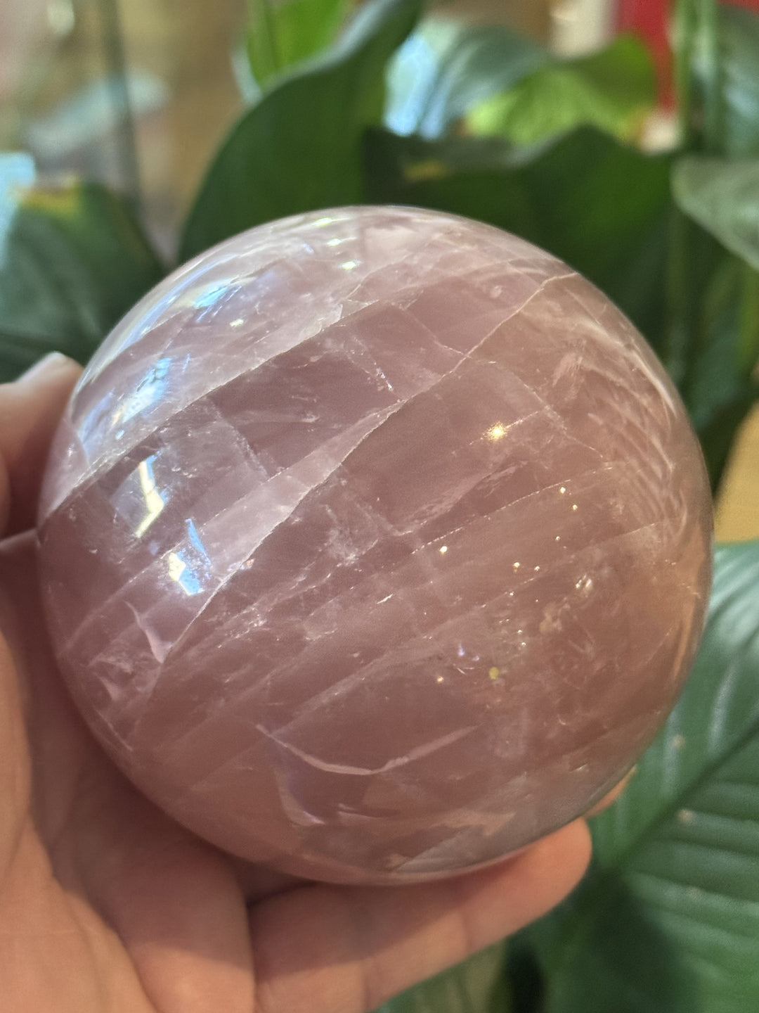 Rose Quartz Sphere- 8.5cm