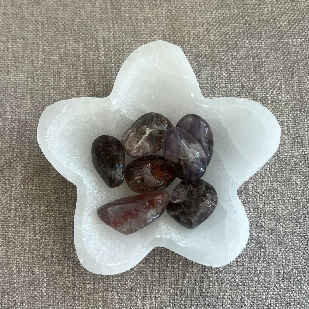 Selenite Flower Bowl