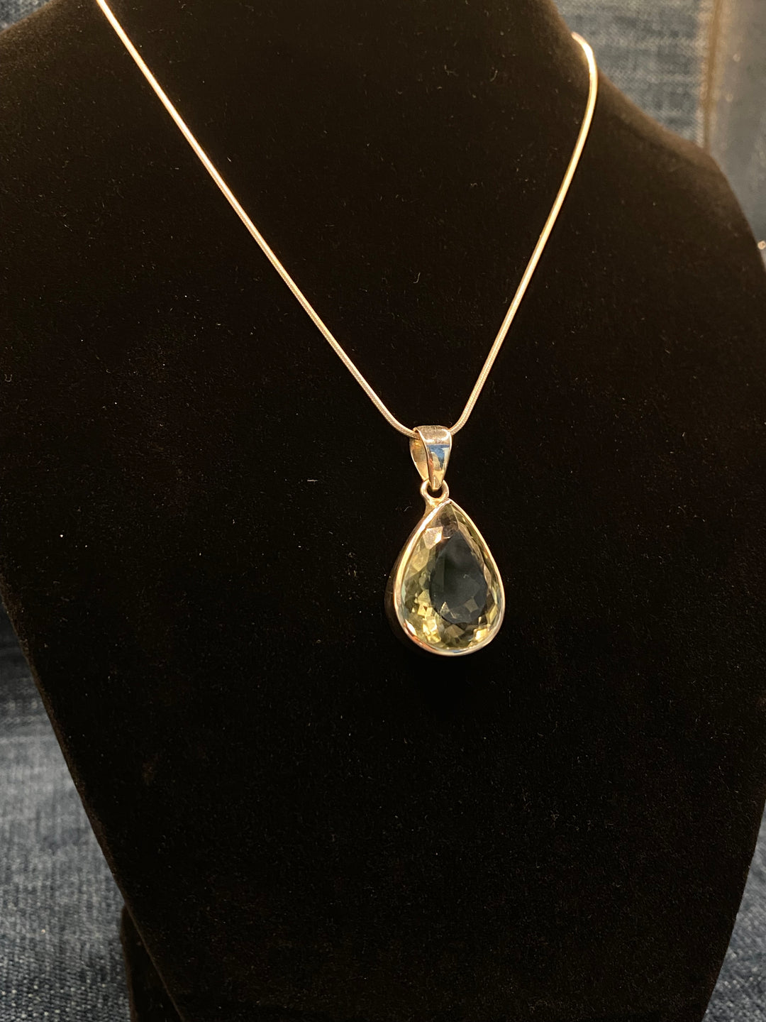 Green Amethyst Pendant