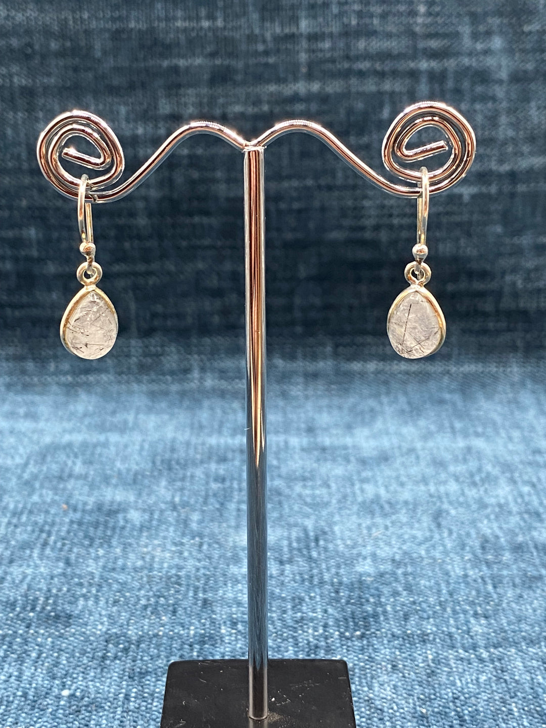 Teardrop Crystal Dangle Earrings