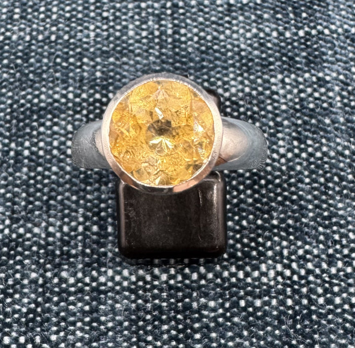 Citrine Ring Size 10.5 Round