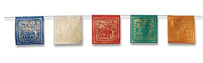 Windhorse Paper Prayer Flags (Various Sizing)