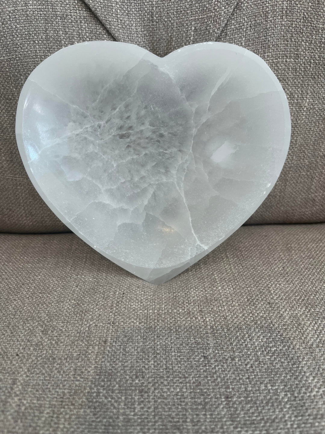 Selenite Heart Bowls